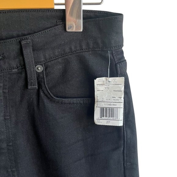 COH Olivia High Rise Slim Jeans Black Denim Size 27 NWT - Picture 5 of 13